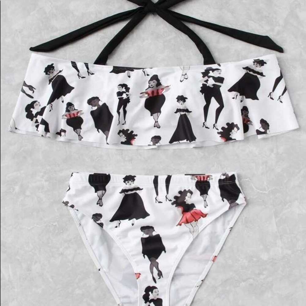 Plus size 1x BBW FEMAL FIGURED SWIN WEAR